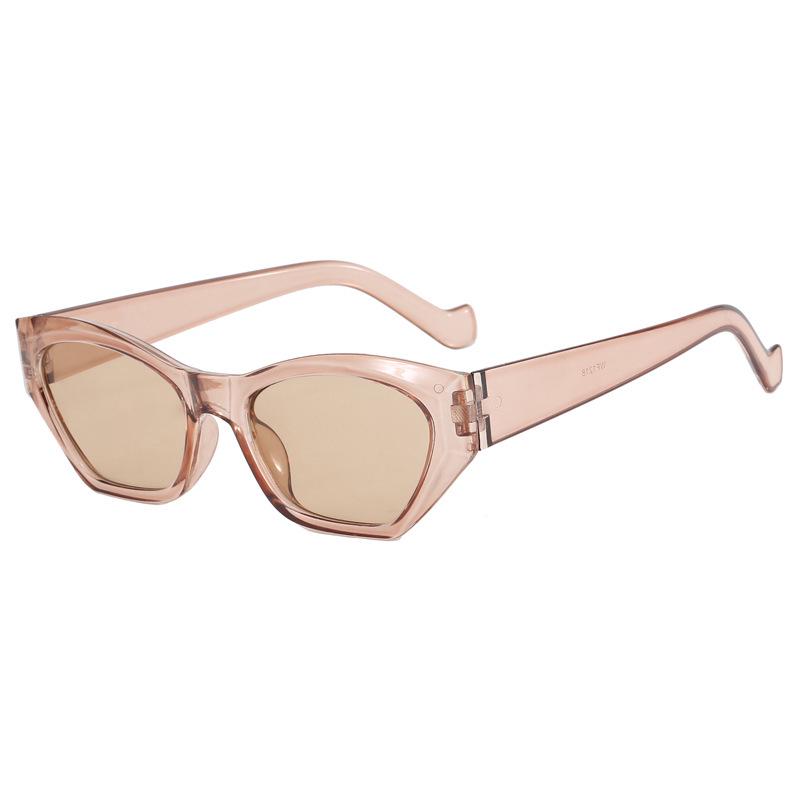 X1218 Women's Trendy Polygon Cat Eye Sunglasses with UV Protection