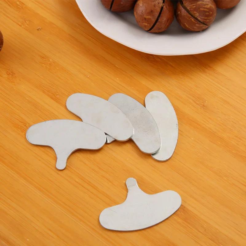 Mini quebra-nozes abridor de nozes de macadâmia de aço inoxidável acessórios de cozinha para acampamento portátil ferramentas para nozes