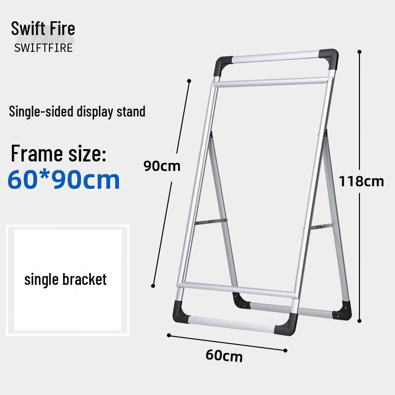 Portable A-Frame Aluminum Poster Stand