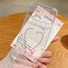 Colorful Heart Pattern Phone Case For iPhone 17e 17 16 15 Pro Max 14 13 Pro 16 Shockproof Clear Soft Card Slot Pocket Back Cover