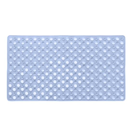 Bath Tub Mat Suction Cup Bath Shower Mat Non-Slip Bathtub Rug with Drain Holes Machine Washable Mat for Bathroom Floor Tub