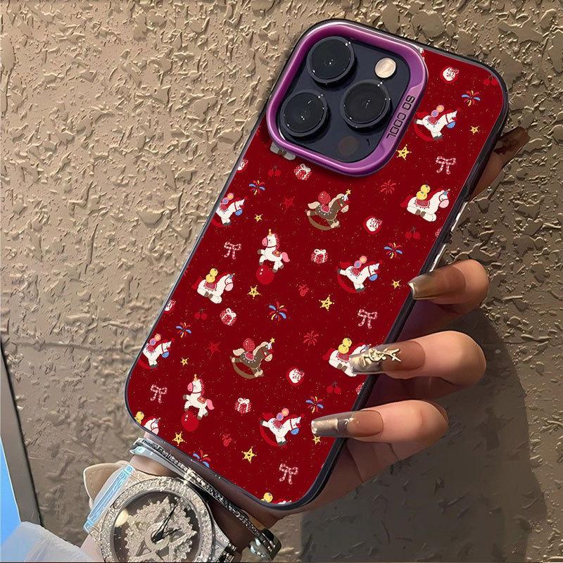 New Year's Pony is suitable for Apple 17Promax mobile phone case iPhone15/14/13 girl 16Promax trend