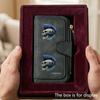 Punk Skull Men's Large Capacity Wallet with Business Card Slot and Cash Pocket, Suitable for Formal Occasions and Office Use, Ideal Gift for