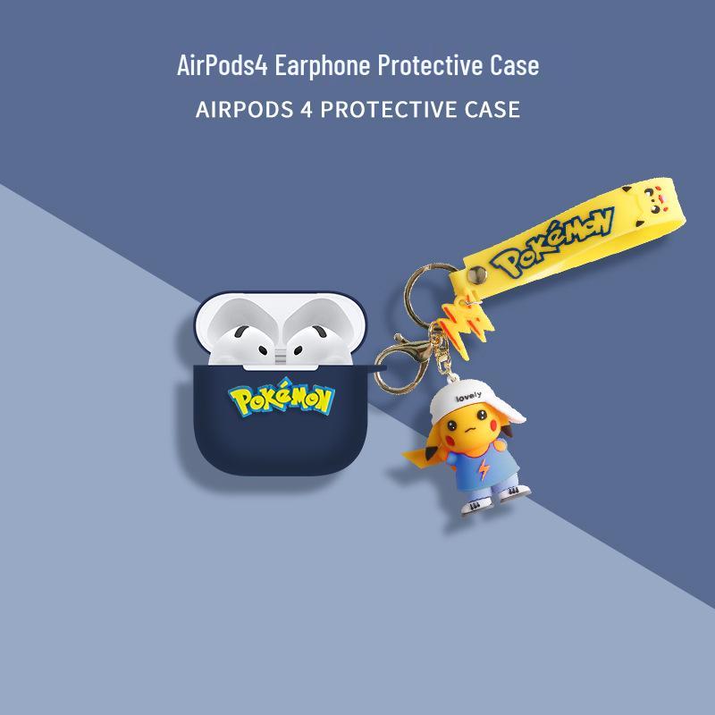 Compatible Soft Protective Case for AirPods Pro 2, AirPods 4, and AirPods 3 Earphones