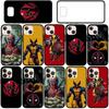 Cover for iPhone 17 16 15 Xiaomi Poco Redmi Note 14 13 12 11 Pro Max 9 16e Samsung Galaxy S25 S24 OPPO Huawei Wolverine Super Hero Deadpool Phone Case