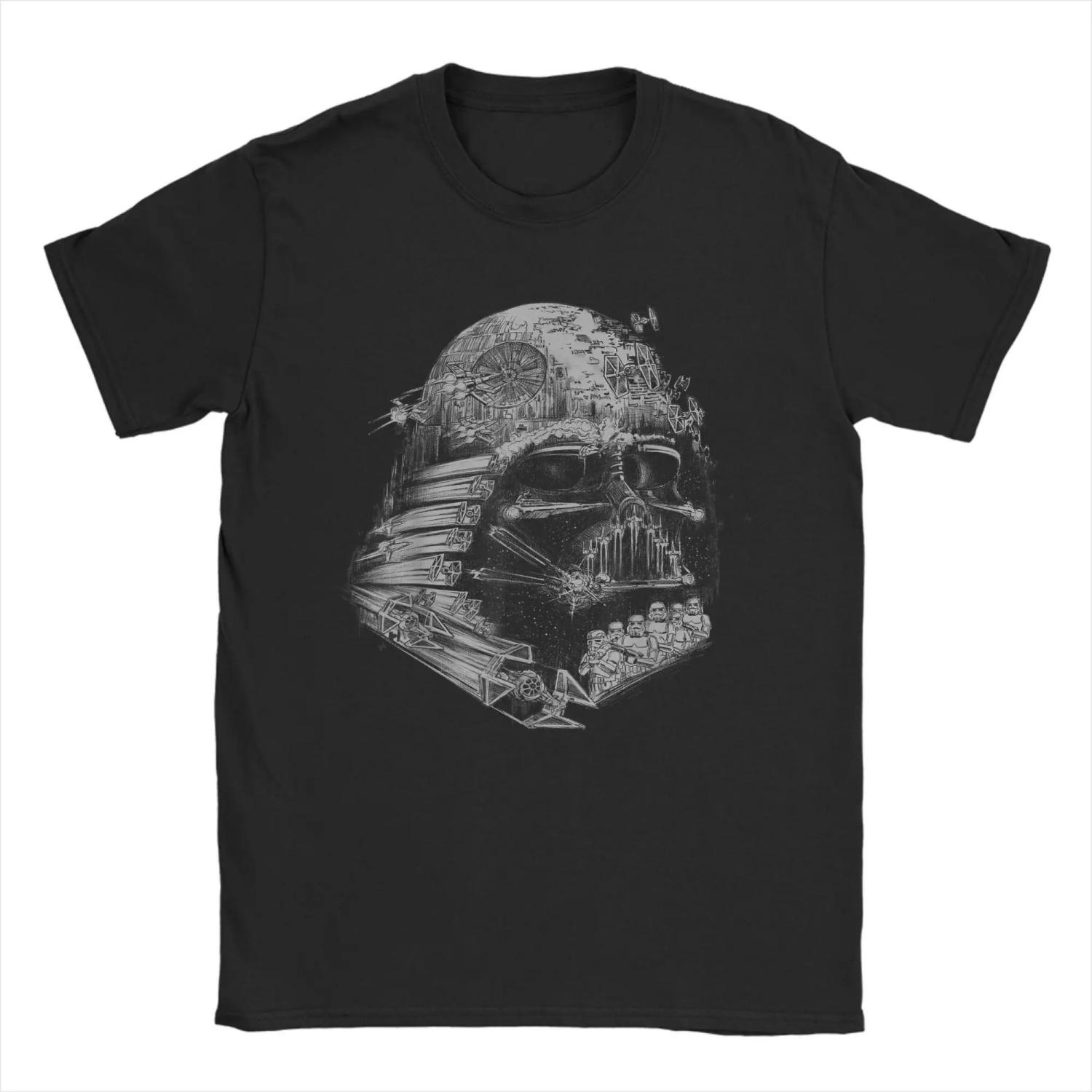 

Oversized T-Shirt Summer Vaders Build The Empire Fashion T Shirts Cotton Tshirt for Y2K Funny Wholesale Short Sleeve Tees S чёрный