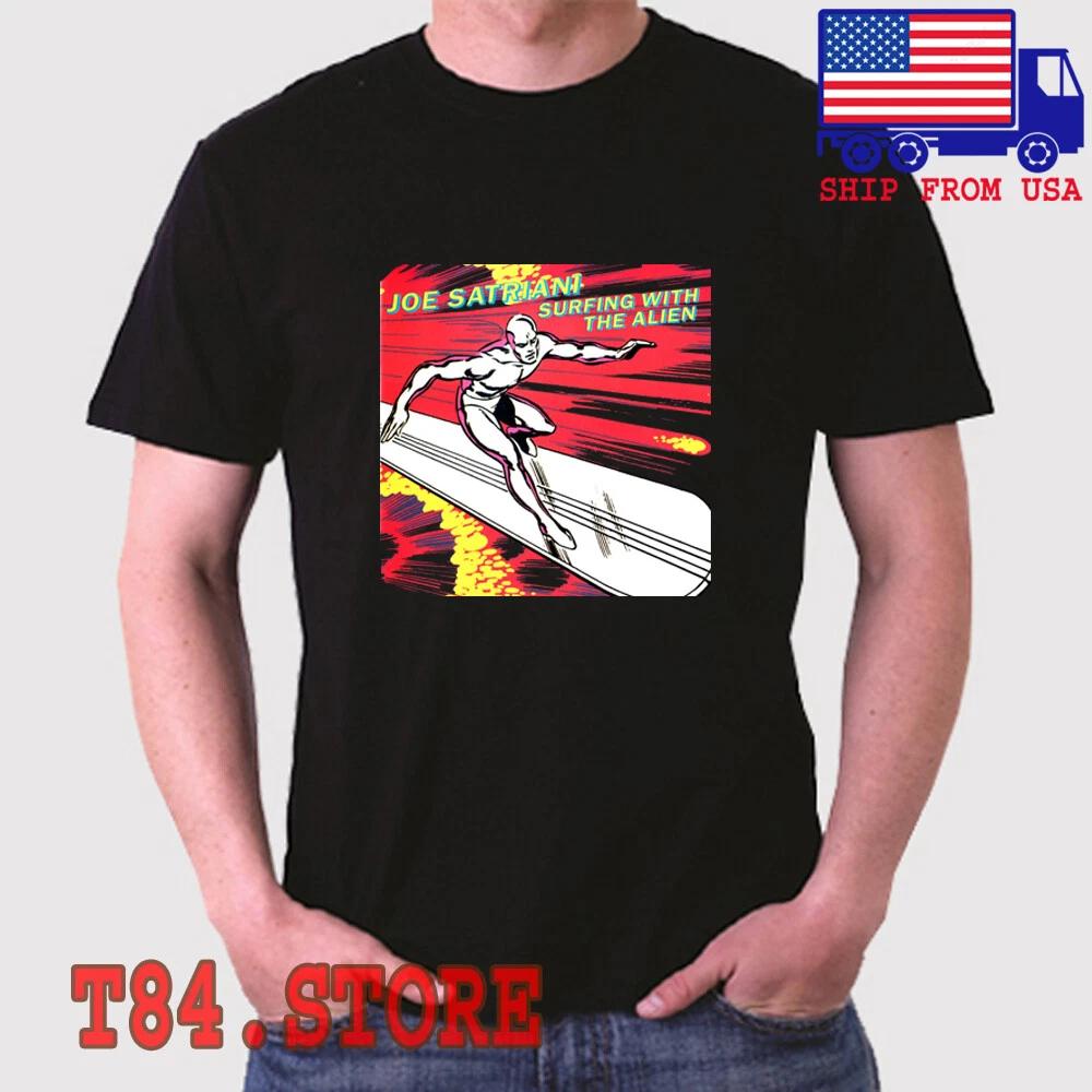 Joe Satriani Surfing with The Alien Men s Black Size S to 5XL XL