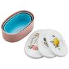 Skater Bento Box Seal Container Storage Container Set of 3 860ml Peter Rabbit Made In Japan SRS3SAG-A