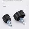 Quick Insert Plum Shaped Locking Knob Sturdy Non-Slip Grip Steel Thread for Auto Maintenance Repair Use