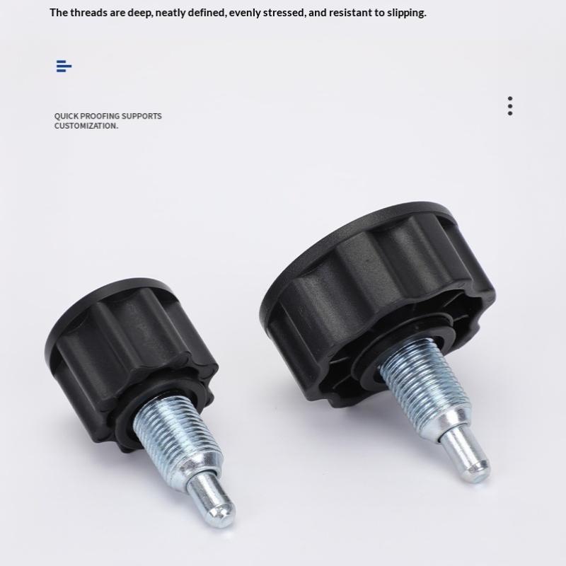 Quick Insert Plum Shaped Locking Knob Sturdy Non-Slip Grip Steel Thread for Auto Maintenance Repair Use