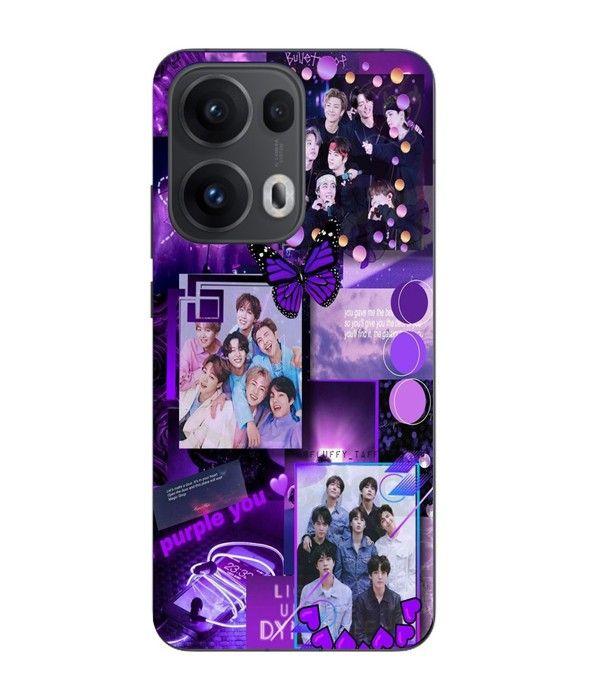 Coque Maniacase Pour Oppo Reno 13 Pro 5G BTS concept violet