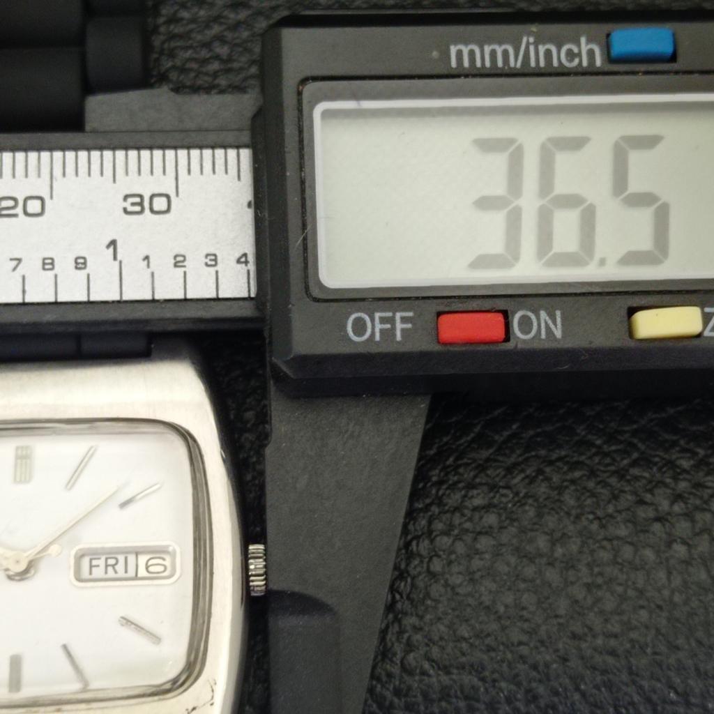 USED VINTAGE SEIKO DX AUTOMATIC 6106C JAPAN MENS WHITE DIAL WATCH a433863-2 R119-a433863