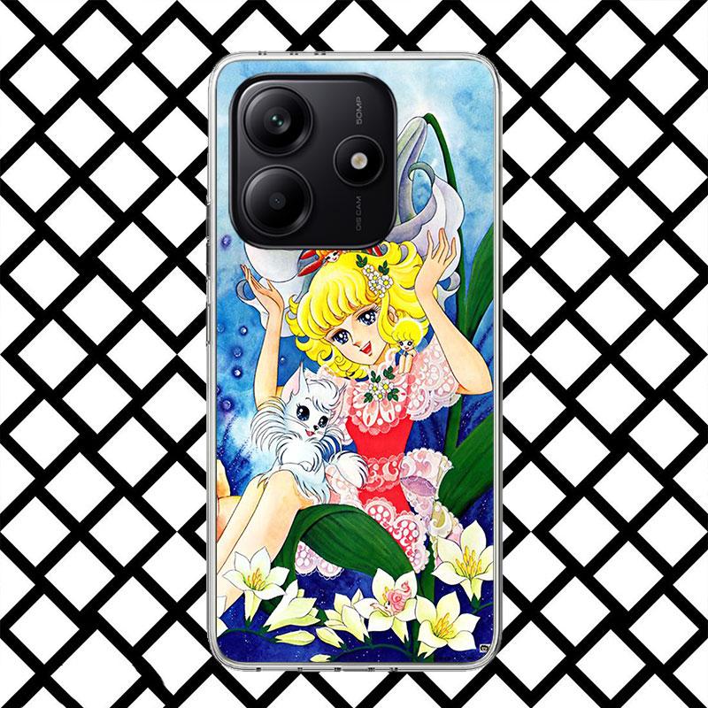 Candy 90s Anime Phone Case for Xiaomi Redmi Note 15 14 14S 13 12 12S 11 Pro Plus 11E 11T 11S 10S 5G Soft Cover Fundas Redmi Note