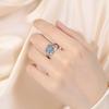 New Fashionable Retro Hollow Geometric Ring with Niche Design, High-end Light Luxury Versatile Ring Jewelry