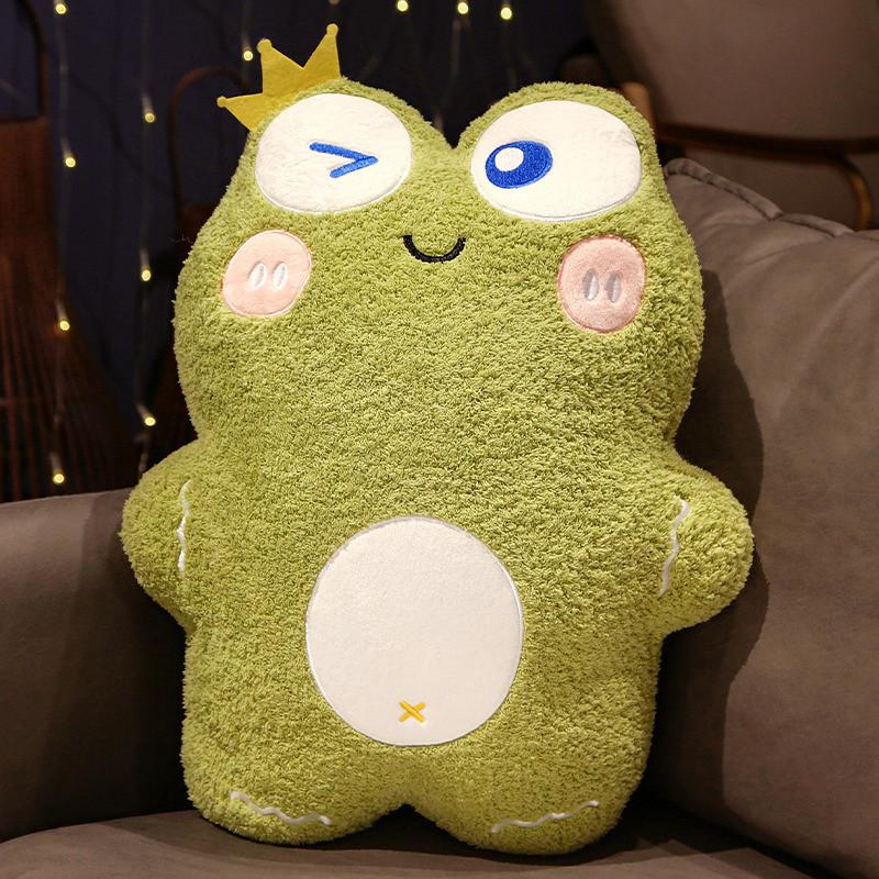 Cute Rabbit Panda Frog And Pig Plush Pillow And Blanket For Office Time Nap