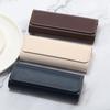 British Style PU Leather Eyeglass Case - Portable, Anti-Pressure Storage for Myopia or Sunglasses