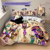 Custom Ancient Egyptian Mythology Printed 3pcs Bedding Set Soft Microfiber 1 Duvet Cover And 2 Pillowcases Home Bedroom Decor Xmas Gift Q19