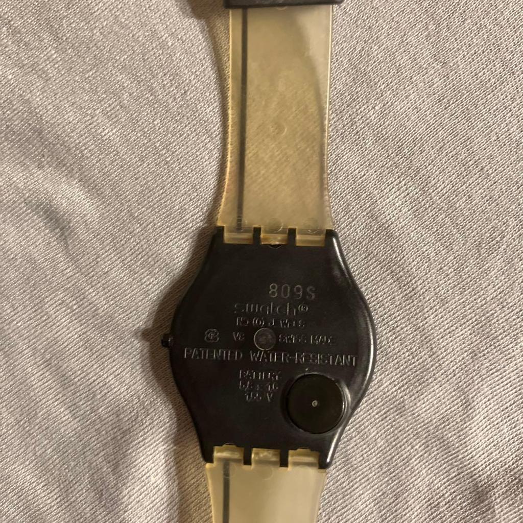 Used swatch skin pure line thin watch