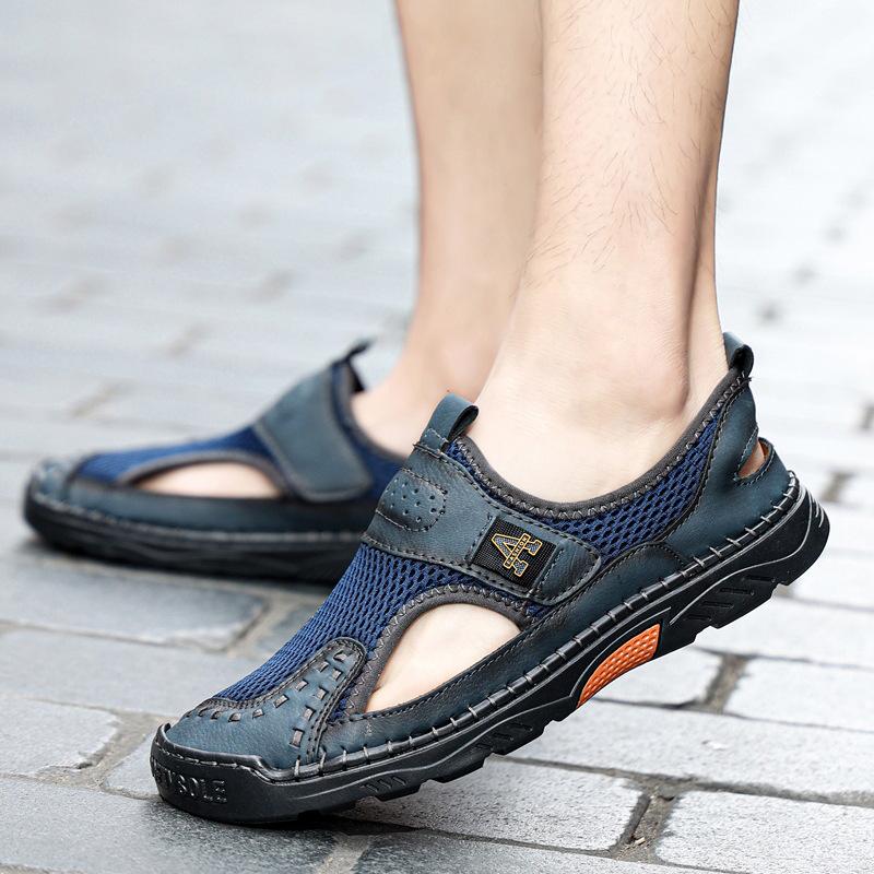 Large Men's Outdoor Breathable Water Crossing Trekking Shoes
