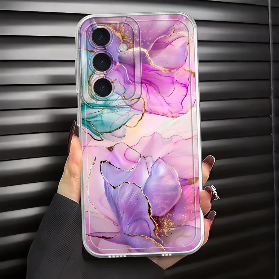 

Цветочный Мраморный Чехол для Телефона для Samsung Galaxy A57 A56 A26 A24 A52 A14 A16 A54 A15 A25 A51 A36 A37 A52 A17 A55 A34 A35 A23 Galaxy A32 5G