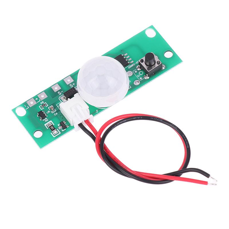 1Pc 3.7V Diy Solar Lamp Board Control Sensor Night Light Module Controller Infrared Human Body Induction Solar Circuit Board