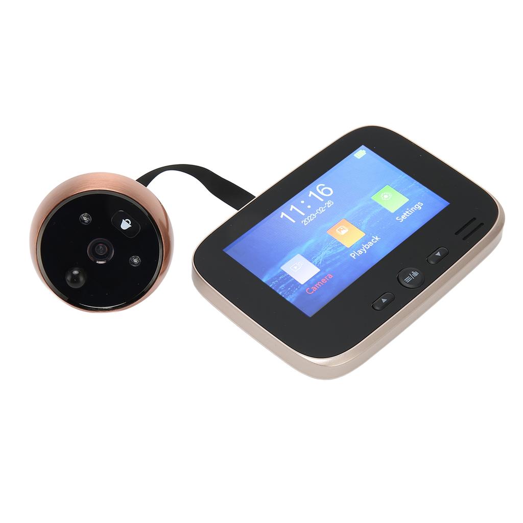 4.3in Door Digital Viewer Smart Night Vision Peephole 1080p High Definition Camera for Home