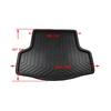 For Nissan Versa Almera Sunny Latio Sedan 2012-2018 Car Floor Mats Rear Trunk Boot Waterproof Carpet Anti Mud Tray Cargo Liner