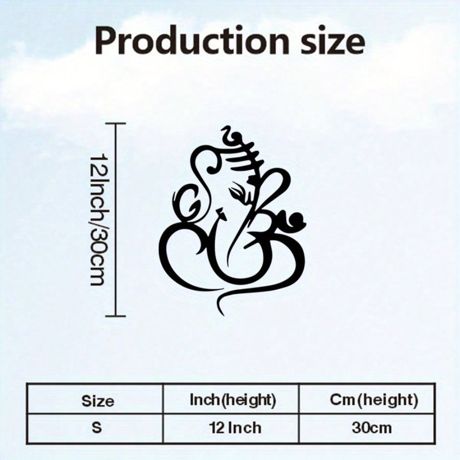 

Vintage Elephant Metal Wall Art Black Gold Iron Mural for Restaurant Home Decor