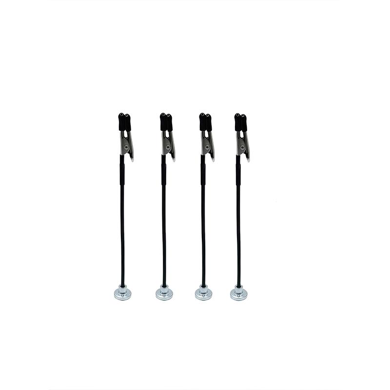 

4pcs Flexible Arms PCB Holder for Electronics Repair Alligator Clip Welding Tool Soldering Third Hand with Strong Magnetic Base