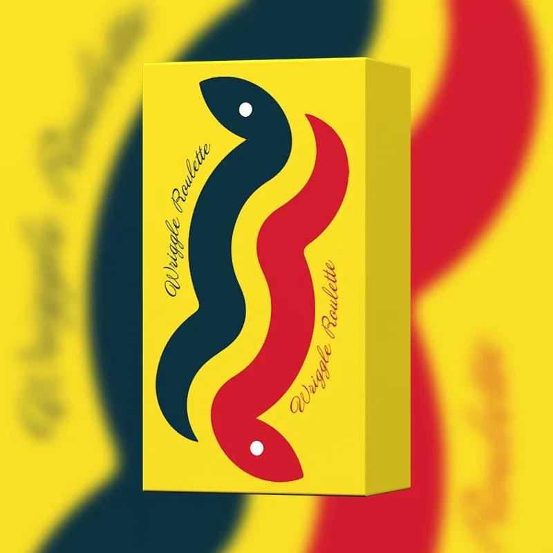 

Returning with eels Wriggle Roulette Board game cards Light Strategy Chinese English version 2-8 person Leisure gathering games жовтий