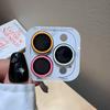 1Set Luminous Ceramic Camera Protector Film For IPhone17 16 15 14Plus 13 ProMax Lens Ring Tempered Glass Glowing Cap Accessorios
