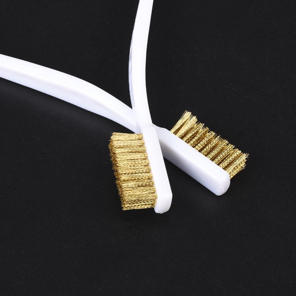 Copper Wire Brush Industrial Light Scrubbing Plastic Handle Set