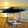 Swing Top Cover Waterproof Sunshade Swing Chair  or for Garden Courtyard Patio