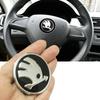 2026 Fierbinte 42mm Interior Mașină pentru SKODA Kodiaq Yeti Rapid Spaceback Fabia 1 2 Karoq Octavia A5 RS Superb Emblema Volan Stic