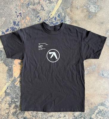 Aphex Twin Schwarzes Vintage T-Shirt, Musikstil Shirt