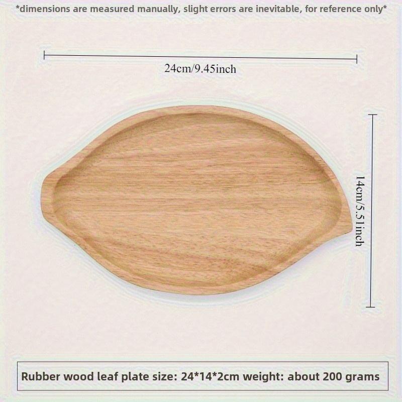 1Pcs Acacia Wood Serving Tray Solid Wood Coffee Cup Snack Plate Home Tea Tray with Cup Holder