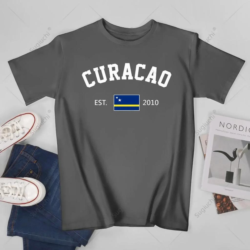 Unisex Unisex Curacao Est2010 Independence Day Tshirt Tees T Shirts WoUnisex Boys 100 Cotton TShirt
