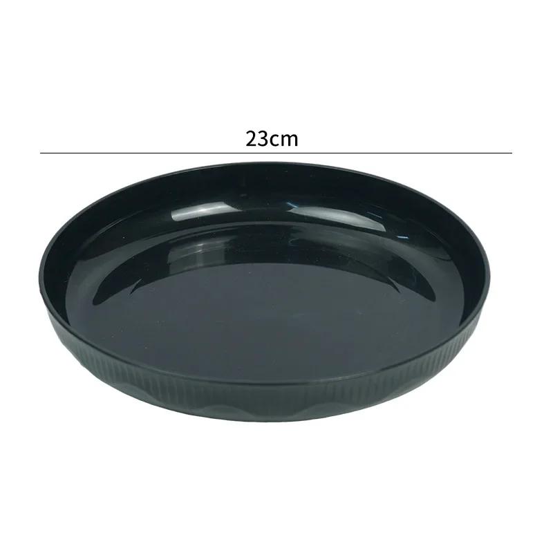 23cm Lightweight Unbreakable Wheat Straw Plates Deep Dinner Plate for Kids Toddler Adult Dishwasher Microwave Safe