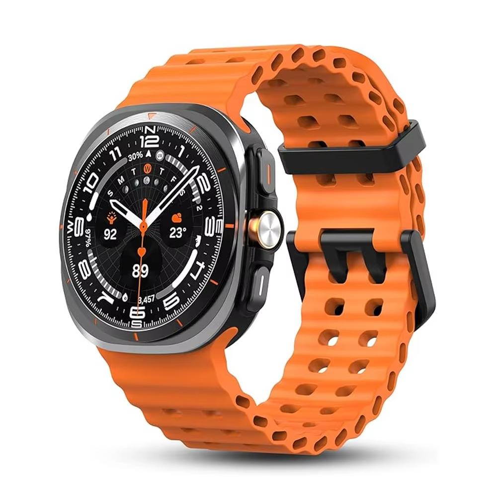 Silicone Watch Band for Samsung Galaxy Watch Ultra 47mm Soft Sports Correa Bracelet For Galaxy Ultra 47mm Watch Strap Men Women