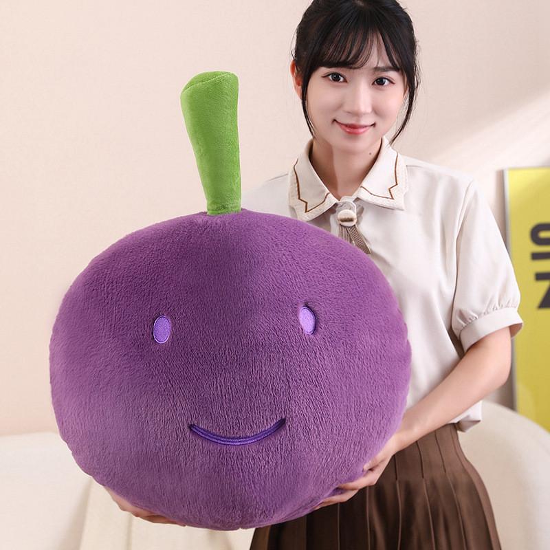 

Simulation Fruit Pillow Purple Grape Doll Doll Soft Sleeping Cushion Doll Gift 30cm виноградний