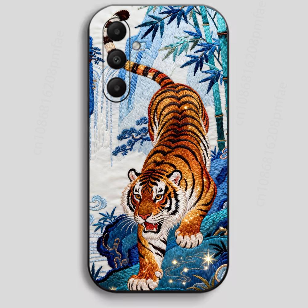 

Guardian Beasts of Chinese Mythology Phone Case for Samsung Galaxy A73,23,53,33,24,72,22,52,32,54,A34 Soft Cover 25 Samsung A03