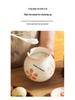 Japanese Ceramic Seasoning Jar with Lid and Spoon - Cute, High-Temperature Resistant Storage for Your Kitchen