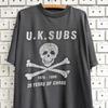 Vintage 1996 VK. Subs T-shirt 20 Jaar Chaos Engels Hardcore Punk Rock Band Merch Tee T-shirt Heren Kinderen