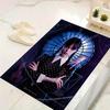 1Pc Gothic Girl Spider Web Rug, Office Carpet Indoor Outdoor Doormat, Non-Slip, Comfortable, Living, Christmas Halloween,  Xmas Gift L1473