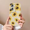 Case For OPPO A79 A2 5G Flower Soft Liquid Silicone Camera Lens Protection Phone Shockproof Back Cover For OPPO A79 A2 Funda