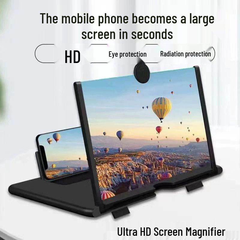 HD Screen Magnifier Phone Stand - Eye Protection for Watching TV & Videos