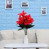 10 Heads Hot Home Accessories Colorful Fake Lilies Wedding Decor Artificial Flowers Lilies Bouquet