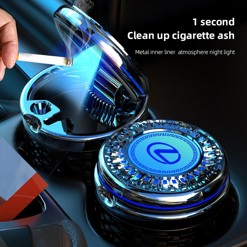 Car Ashtray LED Noctilucent Cigarette Butt Trash Box Accessories For Lexus F SPORT ES RX NX LS UX LM LX GX LC RZ IS CT GS RC HS