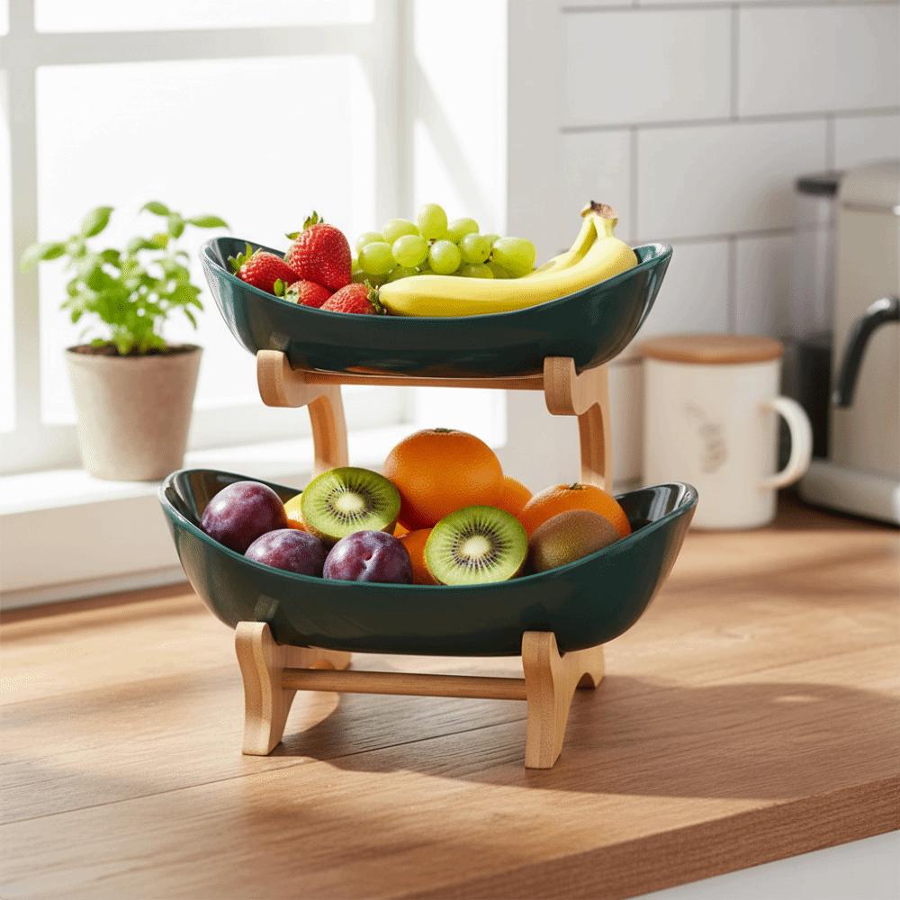 Modern Style Snack Dish Creative Design Cake Stand Fruit Basket Dried Fruit Basket Living Room