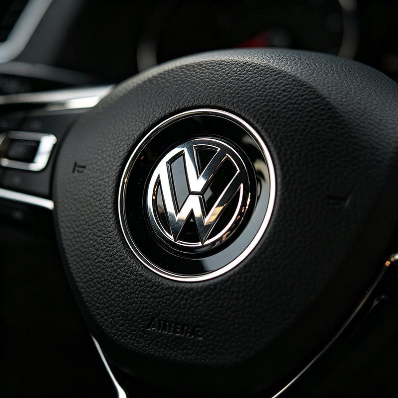 Insignia Decorativa de Pegatina para Volante de Coche Accesorios para Automóviles Para Volkswagen Golf-4 5 6 7 Bora Jetta POLO MK4 MK6 Bora Passat B5 B6 Superb